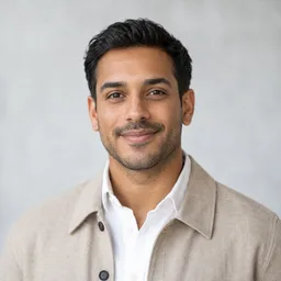 AI-generated sample portrait: Daniel Reed