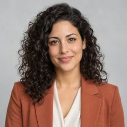 AI-generated sample portrait: Emily Carter