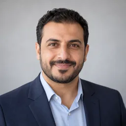 AI-generated sample portrait: Omar Mansour