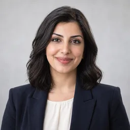 AI-generated sample portrait: Sara Al-Khaled